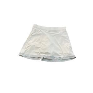 Peter Millar White Sally Trim Skort Skirt Size Large